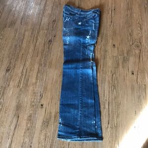 CGT NWOT 27x35 Star Jeans